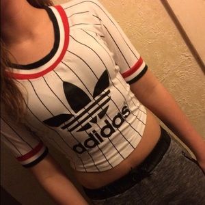 Adidas Baseball Crop Top